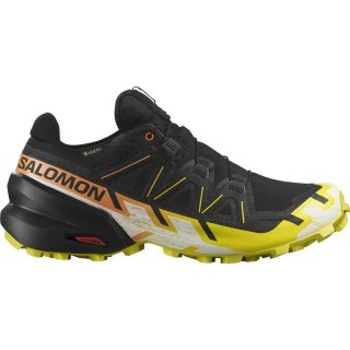 Salomon Herren Trailrunningschuhe SHOES SPEEDCROSS 6 GTX - Schwarz/Schwefelquelle/Paradiesvogel