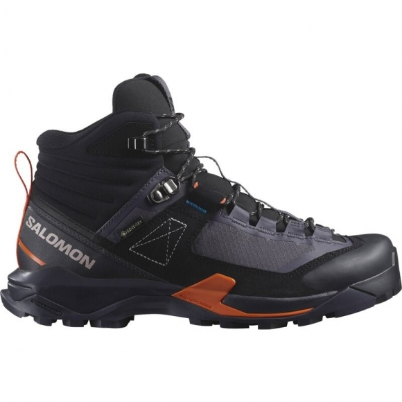 Salomon Damen Trekkingstiefel SHOES X ULTRA ALPINE MID GTX W 9 - Neun Eisen/Schwarz/Rotorange