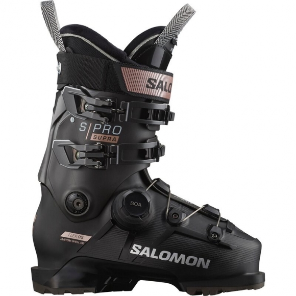 Salomon Damen Ski-Schuhe ALP. BOOTS - Schwarz/Beluga/Rosagold-Metallic