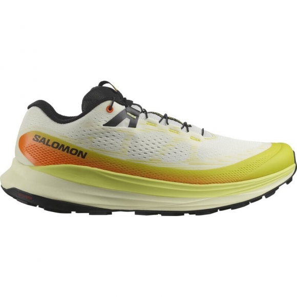 Salomon Herren Trailrunningschuhe SHOES ULTRA GLIDE 2 - Vanilleeis/Schwefelquelle/Drachenfeuer