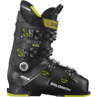 Salomon Herren Ski-Schuhe ALP. BOOTS SELECT 80 WIDE - Schwarz/Säuregrün/Beluga