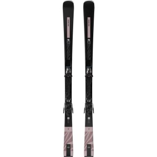 Salomon Damen All-Mountain Ski E - Black/Roségold Metallic