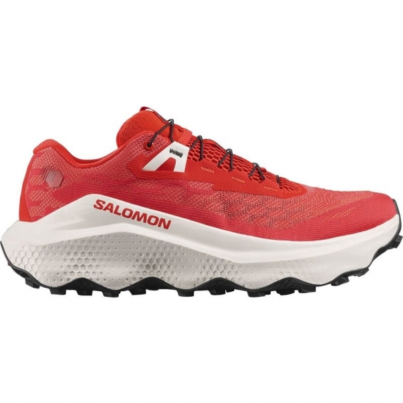 Salomon Herren Trailrunningschuhe SHOES ULTRA GLIDE 4 - Feuriges Rot/Vanilleeis/Schwarz