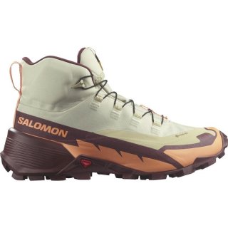 Salomon Damen Multifunktionsstiefel SHOES CROSS HIKE MID GTX 2 W - Luzerne/Cantaloupe/Bitter Schokolade