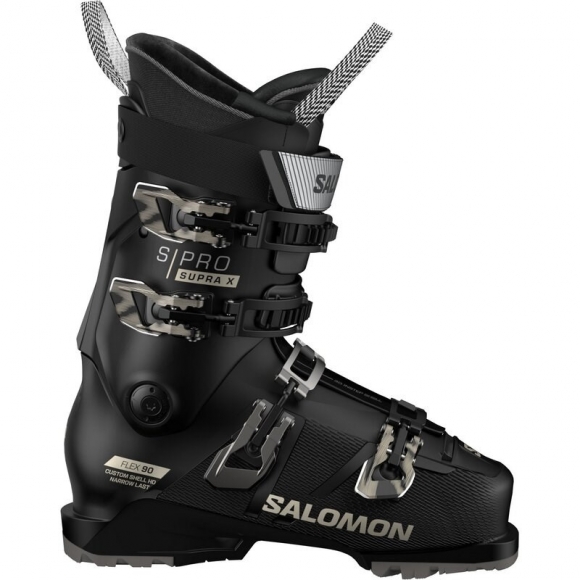 Salomon Damen Ski-Schuhe ALP. BOOTS - Schwarz/Hellbronze Metallic/Hellbronze