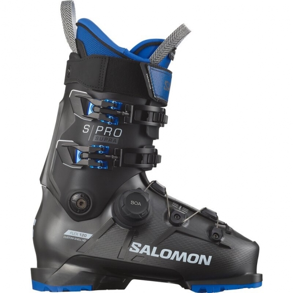 Salomon Herren Ski-Schuhe ALP. BOOTS - Beluga Metallic/Schwarz/Rennblau