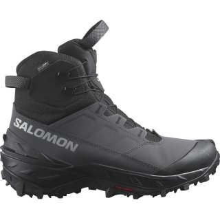 Salomon Herren Stiefel SHOES CROSSTRAK POWDER WP - Asphalt/Schwarz/Haifischhaut