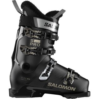 Salomon Damen Ski-Schuhe ALP. BOOTS - Black/Black/Light Bronze Metallic