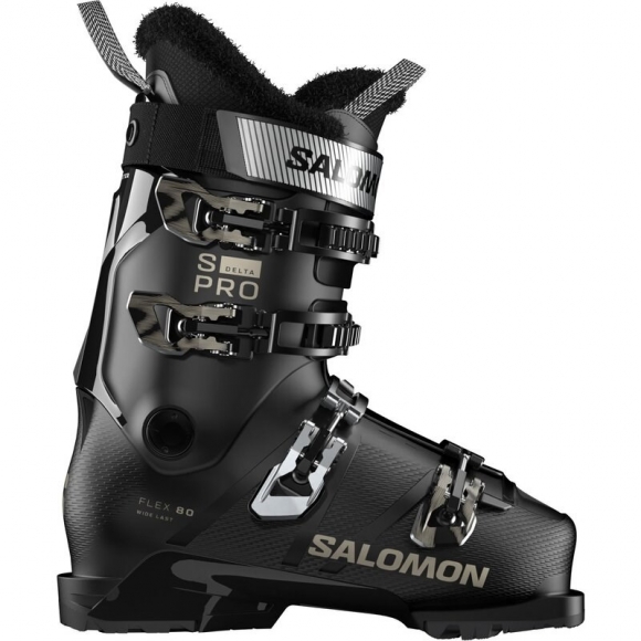 Salomon Damen Ski-Schuhe ALP. BOOTS - Black/Black/Light Bronze Metallic