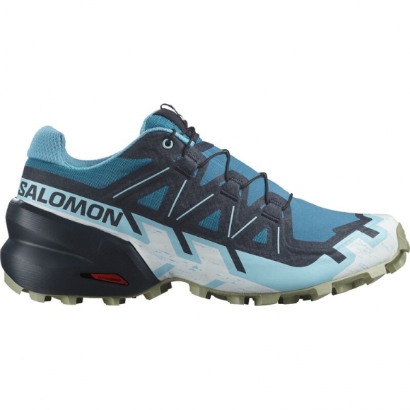 Salomon Damen Trailrunningschuhe SHOES SPEEDCROSS 6 W - Tahitianische Flut/Kohlenstoff/Tee