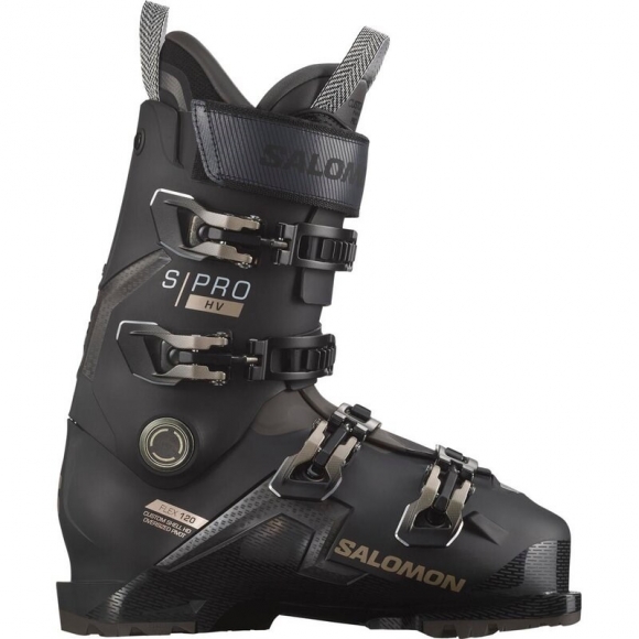 Salomon Herren Ski-Schuhe ALP. BOOTS - Schwarz/Titan Metallic 1/Beluga
