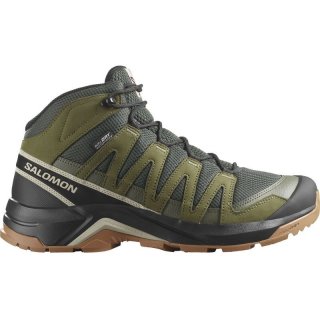 Salomon Herren Multifunktionsstiefel SHOES X-ADVENTURE RECON MID GTX - Torf/Martini-Olive/Oxford Tan