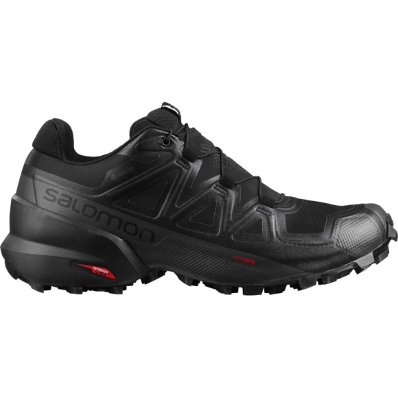 Salomon Herren Trailrunningschuhe "Supercross 5 - Schwarz/Schwarz/Phantom
