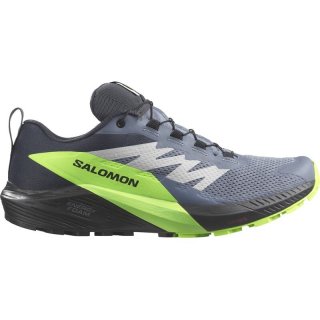 Salomon Herren Trailrunningschuhe SHOES SENSE RIDE 5 GTX - Feuerstein/Schwarz/Grüner Gecko