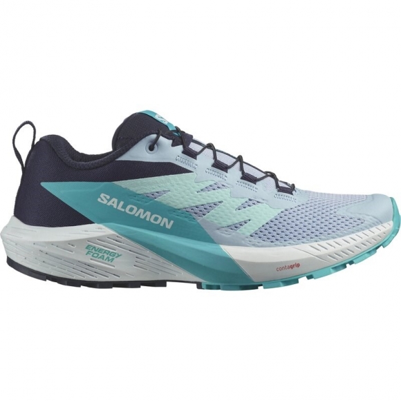 Salomon Damen Trailrunningschuhe SHOES SENSE RIDE 5 W - Kaschmirblau/Carbon/Pfauenblau