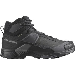 Salomon Herren Multifunktionsstiefel SHOES X ULTRA 5 MID WIDE GTX - Schwarz/Asphalt/Castlerock