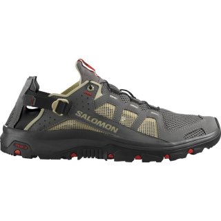 Salomon Herren Aquaschuhe SHOES TECHAMPHIBIAN 5 - Zinn/Motte/Feuriges Rot