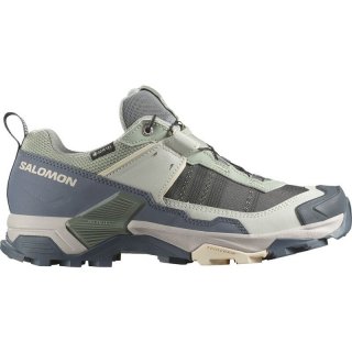 Salomon Damen Multifunktionsschuhe SHOES X ULTRA 5 GTX W - Seegras/Turbulence/Tender Peach