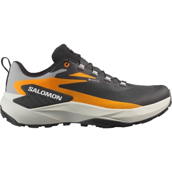 Salomon Herren Trailrunningschuhe SHOES GENESIS GTX - Schwarz/Kurkuma/LEGIERUNG