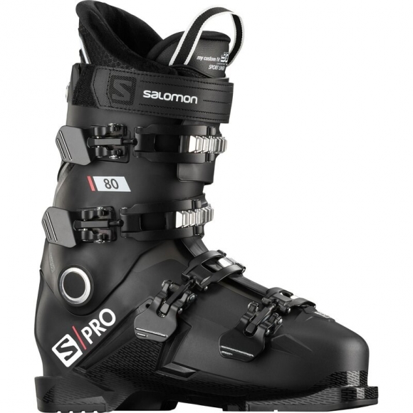 Salomon ALP. BOOTS - SCHWARZ/Beluga/Rot