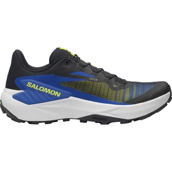 Salomon Herren Trailrunningschuhe SHOES GENESIS - Schwarz/Saure Limette/Bläulich