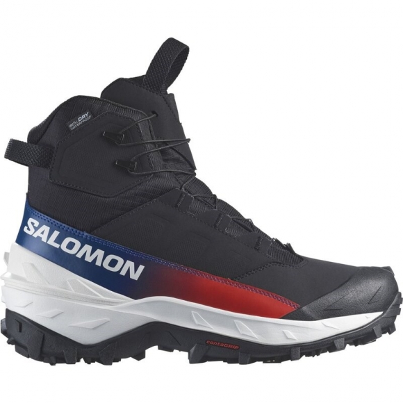 Salomon Herren Trekkingsandale SHOES CROSSTRAK POWDER WP EQUIPE - Schwarz/Schwarz/Schwarz
