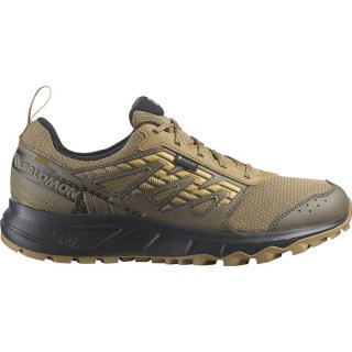 Salomon Herren Trailrunningschuhe SHOES WANDER GTX - Antikbronze/Kantine/Südliches Moos