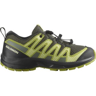 Salomon Kinder Trekkinghalbschuhe SHOES XA PRO V8 J - Urban Chic/Schwarz/Dunkelzitrone