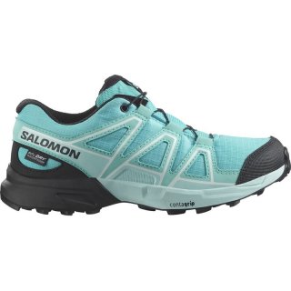 Salomon Kinder Trekkinghalbschuhe SHOES SPEEDCROSS WP J Blue - Blue Curaçao/Schwarz/Eisiges Aqua