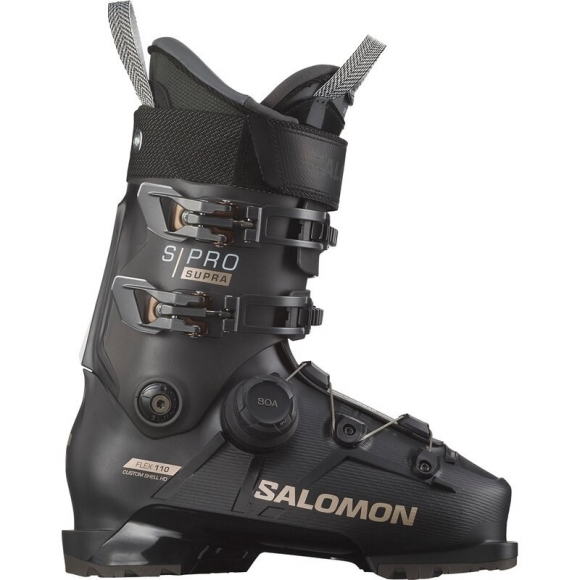 Salomon Herren Ski-Schuhe ALP. BOOTS - Schwarz/Beluga/Titan Metallic Pd