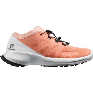Salomon Damen Trailrunningschuhe SENSE - Cantaloupe/Weiß/Bellini