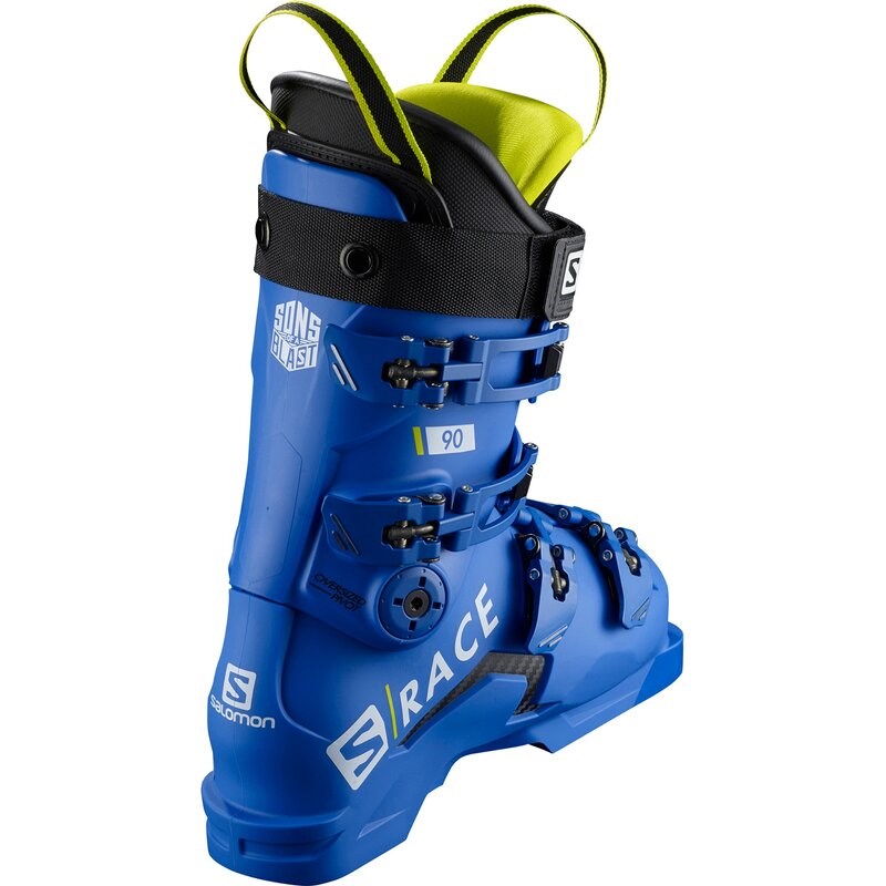 Salomon Kinder Skischuhe - Rennblau/Säuregrün/SCHWARZ