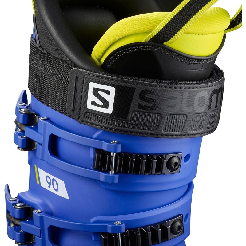 Salomon Kinder Skischuhe - Rennblau/Säuregrün/SCHWARZ