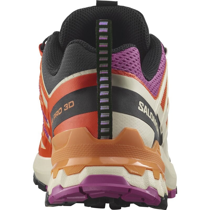 Salomon Damen Trailrunningschuhe SHOES XA PRO 3D V9 W Rose - Rosenviolett/Drachenfeuer/Papaya