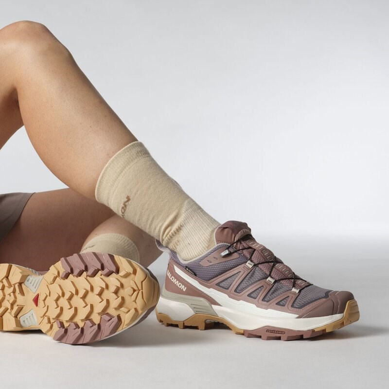 Salomon Damen Multifunktionsschuhe SHOES X ULTRA 360 EDGE GTX W - Excalibur/Wurzelholz/Silberne Wolke