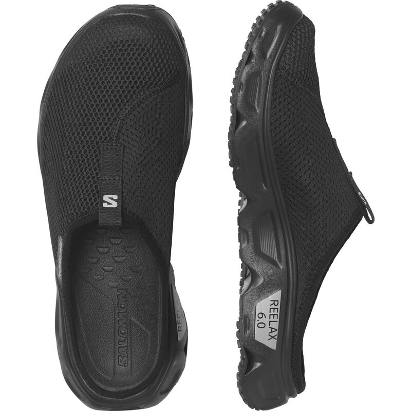 Salomon Herren Freizeitschuhe SHOES REELAX SLIDE 6.0 - Schwarz/Schwarz/Legierung