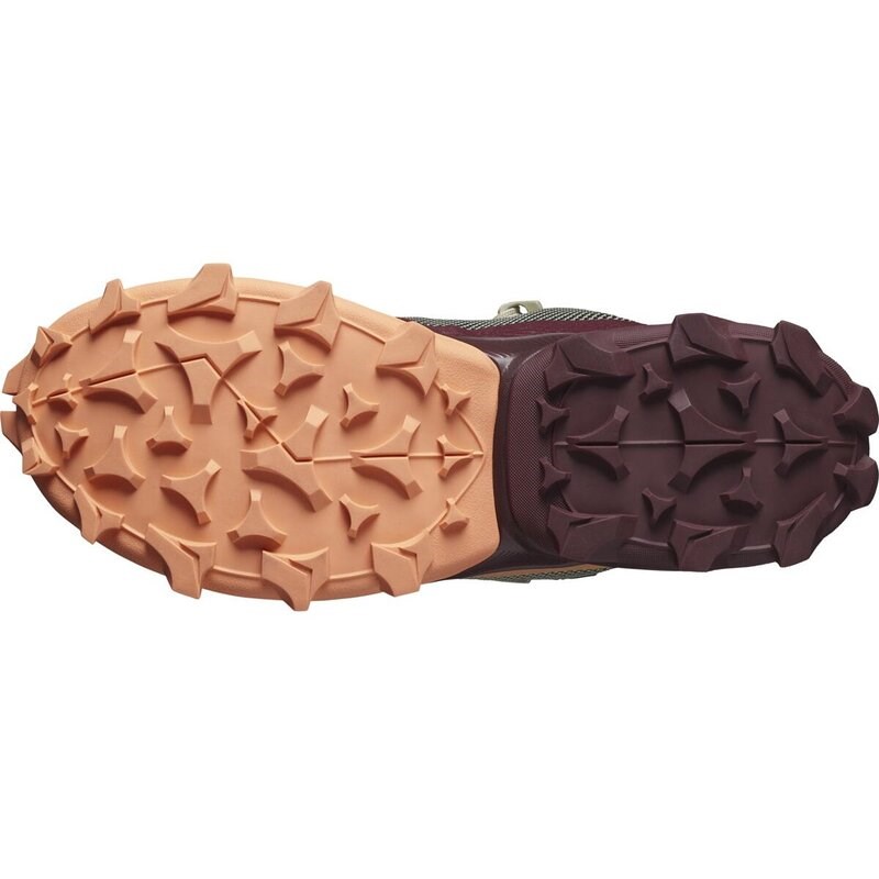 Salomon Damen Multifunktionsschuhe SHOES CROSS OVER 2 GTX W - Luzerne/Cantaloupe/Bitterschokolade