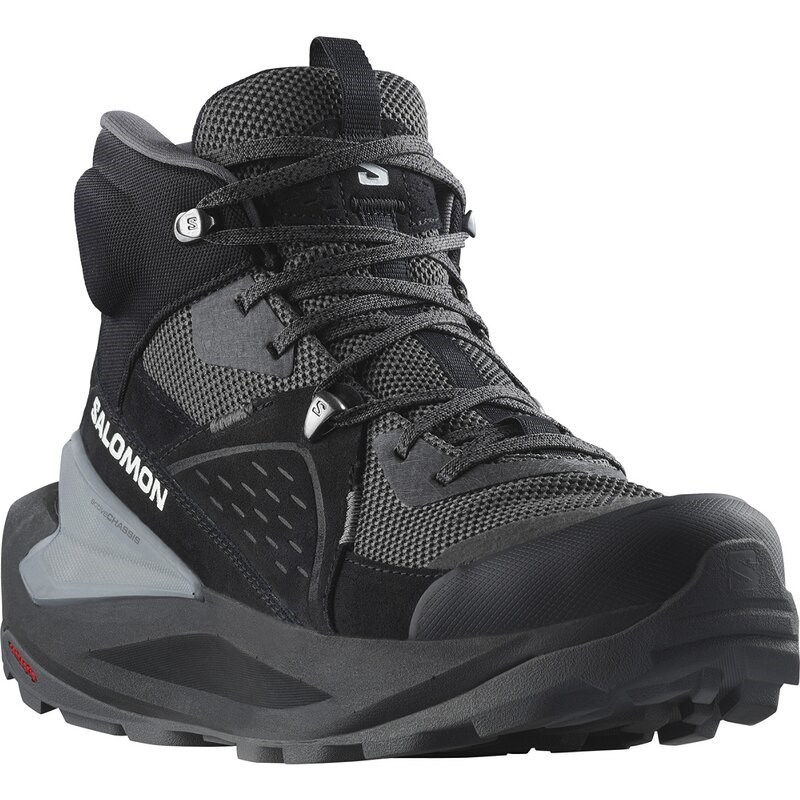 Salomon Herren Multifunktionsstiefel SHOES ELIXIR MID GTX - Schwarz/Magnet/Stiller Schatten
