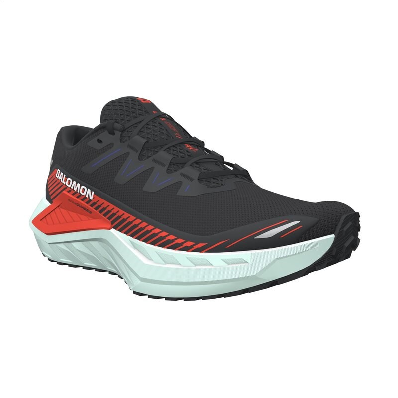 Salomon Herren Laufschuhe SHOES DRX DEFY GRVL - Schwarz/Kirschtomate/Bay