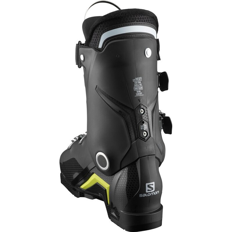 Salomon Herren Skischuhe - SCHWARZ/Anthrazit/Säuregrün