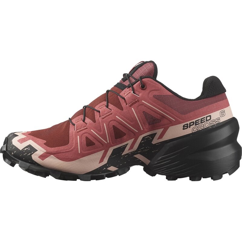 Salomon Damen Trailrunningschuhe SHOES SPEEDCROSS 6 W - Kuhhaut/Schwarz/Englische Rose