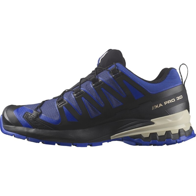 Salomon Herren Trailrunningschuhe SHOES XA PRO 3D V9 GTX - Blauer Druck/Surf the Web/Lapisblau