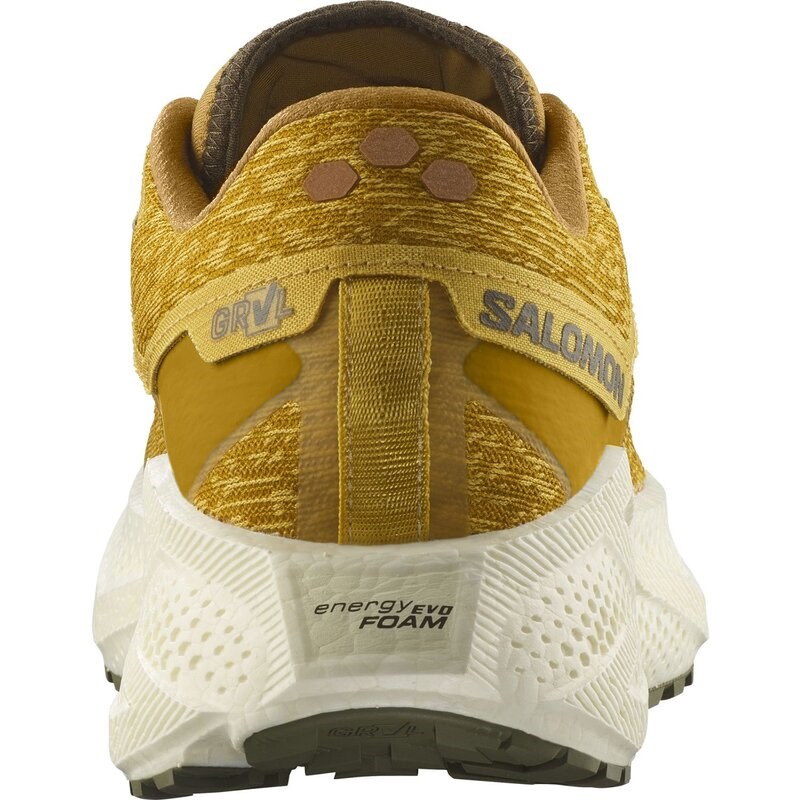 Salomon Herren Laufschuhe SHOES AERO GLIDE 3 GRVL - Scharfer Senf/Vanilleeis/Tief Lich