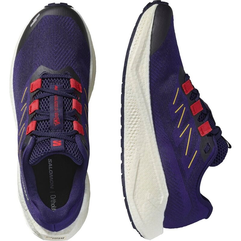 Salomon Herren Laufschuhe SHOES AERO BLAZE 3 GRVL - Astrale Aura/Maritimes Blau/Haute Rot