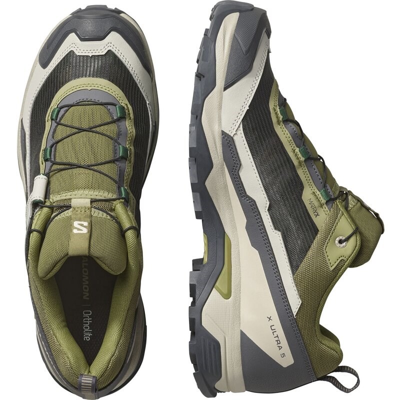 Salomon Herren Multifunktionsschuhe SHOES X ULTRA 5 - Aloe/Asphalt/Eden