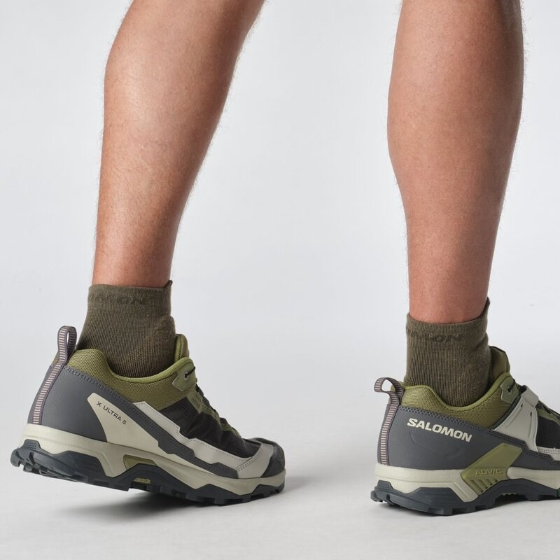 Salomon Herren Multifunktionsschuhe SHOES X ULTRA 5 - Aloe/Asphalt/Eden