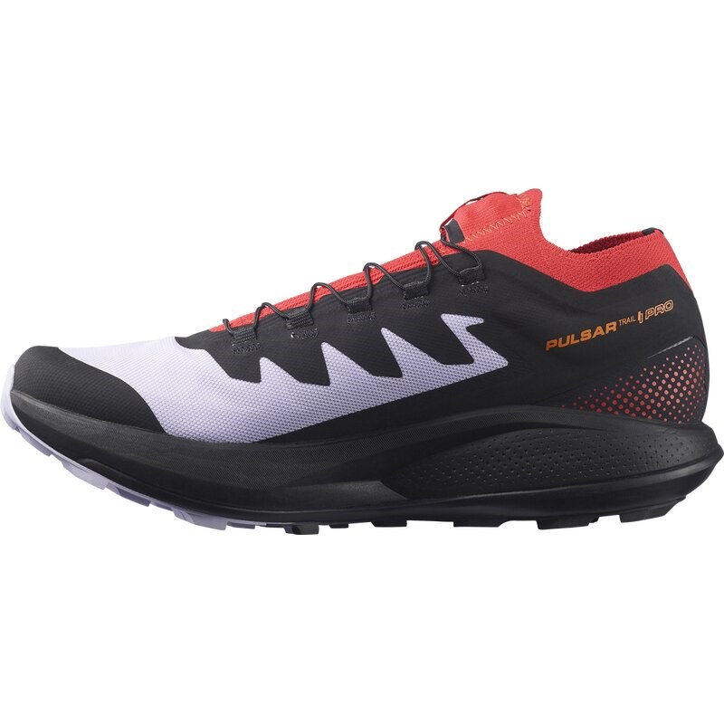Salomon Herren Trailrunningschuhe SHOES PULSAR - Purpurheide/Mohnrot/Schwarz