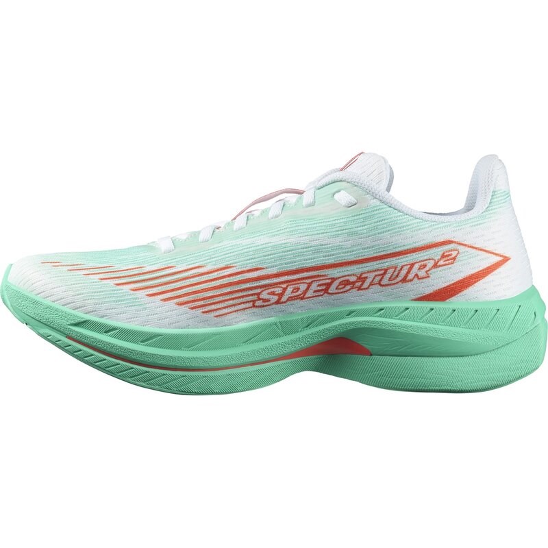 Salomon Herren Laufschuhe SHOES SPECTUR 2 - Bay/Kirschtomate/Elektrisches Grün