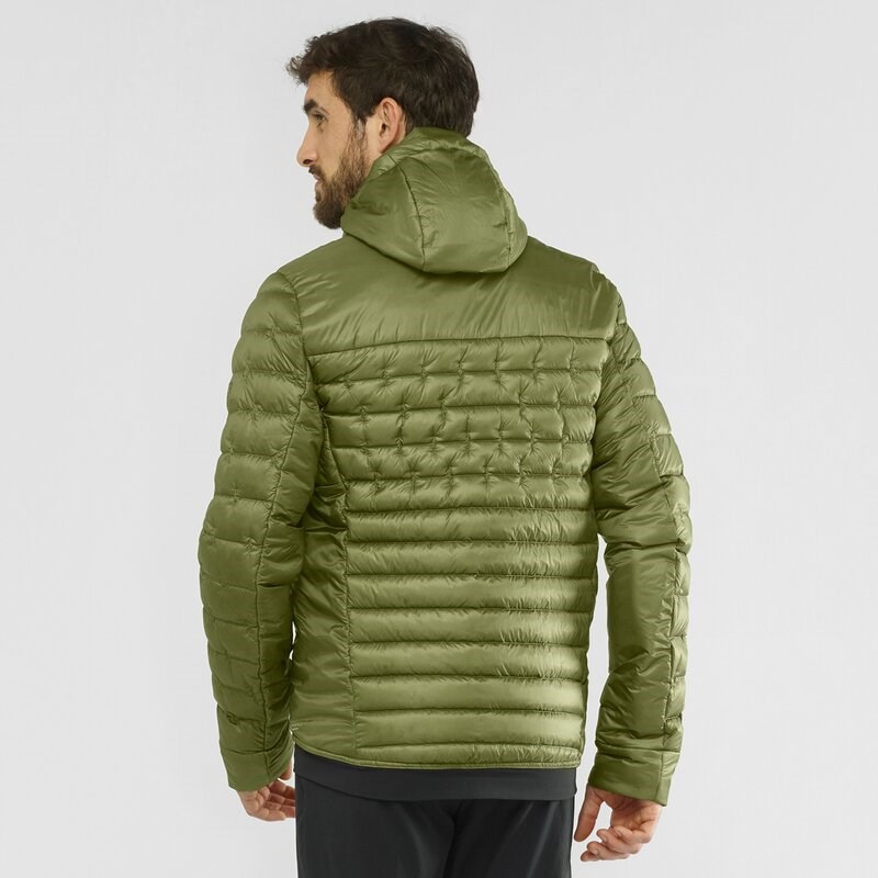 Salomon Herren Daunenjacke OUTLINE DOWN HOODIE - Martini-Olive