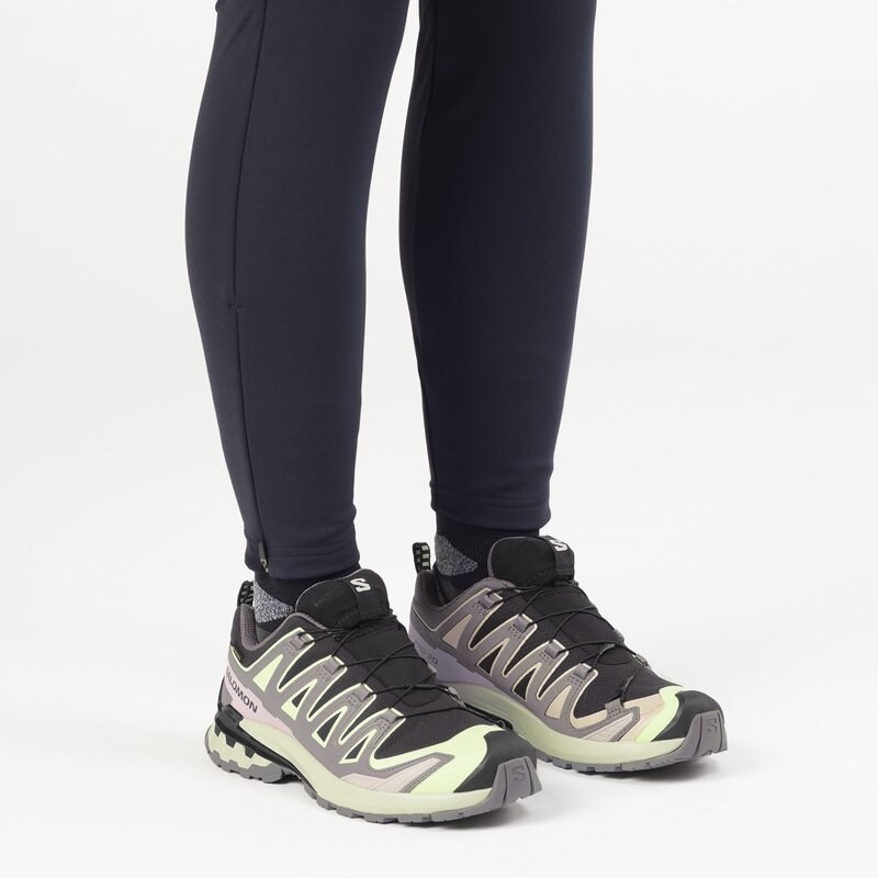 Salomon Damen Trailrunningschuhe SHOES XA PRO 3D V9 GTX W - Schwarz/Patinagrün/Grauviolett